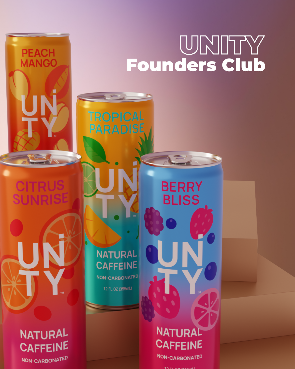 UNITY Founders Club – 12-Pack Energy Drink Sampler | PRE-ORDER